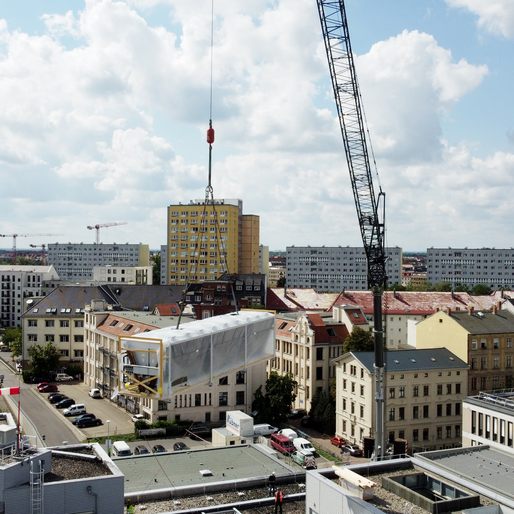 RIESENHUB AN LEIPZIGS UNIKLINIK